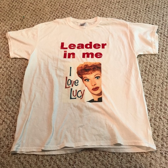I love Lucy leader in me graphic tee size large - Picture 2 of 4